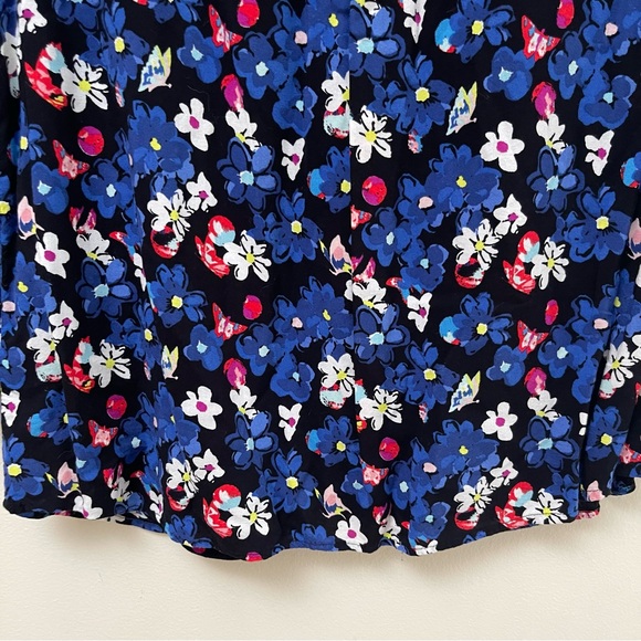 Talbots Petite Floral Long Sleeve Top - Picture 9 of 10